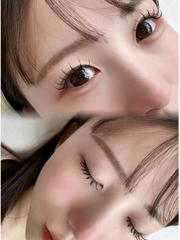 フィガロ バイ テイラー(FIGARO by Taylor)の写真/【圧倒的な高持続力×ハイセンスな施術】自まつ毛への負担は軽減しながら、ナチュラル上品なお目元に！