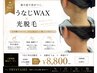 【うなじ脱毛】Wax脱毛×光脱毛でその場でツルツル×綺麗長持ち￥8,800