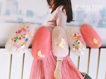 アグニークリッシェ(Agunik Riche)/【押し花ネイル】