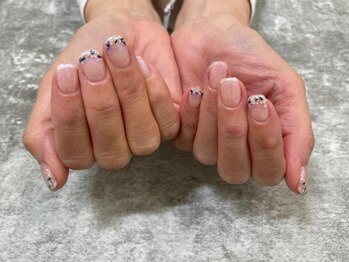ハンスム 下北沢(Hansum)/押し花フレンチネイル
