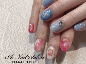 エーネイルサロン プラーカ本店(A-Nail Salon)/アシメネイル