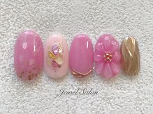 ジュエルサロン(JEWEL SALON)/ぷっくりフラワーネイル￥11,550