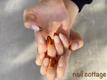 ネイルコテージ(Nail cottage)/べっ甲ネイル ¥8800円