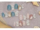 5600円　シェル ヒトデ 海ネイル