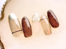 ネイルサロンフォーユー(for u)/ミラーネイル¥6980