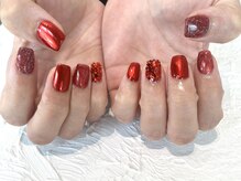 ワールド ビューティ ヴィヴァルト 宝塚店(WORLD BEAUTY VIVALTO)/ミラーネイル/フラッシュネイル