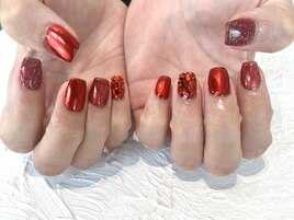 ミラーネイル/フラッシュネイル