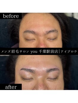 ユー 千葉駅前店(you)/メンズ眉毛/メンズ眉/千葉駅