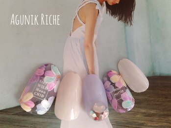 アグニークリッシェ(Agunik Riche)/【フラワーネイル】