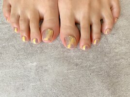 ミラーワンカラーフットネイル