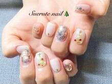 スエルテ ネイルサロン 北千住店/クリスマスネイル ¥8000