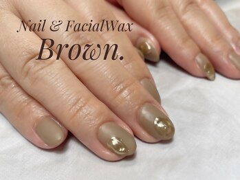 ブラウン(Brown.)/マットアート