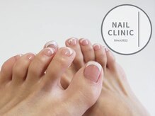 ネイルクリニック(NAIL CLINIC)/フットジェルネイル/フレンチ/