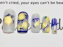 キュント(Qun’t)/レモンとリボンのネイル