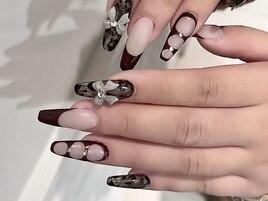ボルドーネイル＊10050円