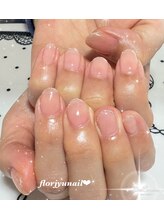 フロージュ ネイル(florjyu nail)/ワンカラーワンポイントnail