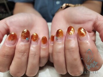 ネイルプラスユウ(NAIL+U)/べっこうネイル