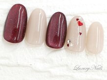 ラグジュアリーネイルズ アカバネ(Luxury Nails Akabane)/うるうる*ハート＆マグネット