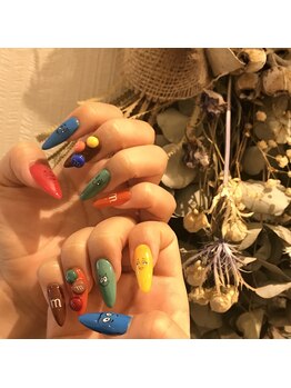 レイネイル アンド レイアイ 長嶺店(RAY NAIL & ray eye)/スカルプ×m&m