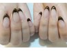 【HAND】フレンチネイル(オフ込み) ¥6,160