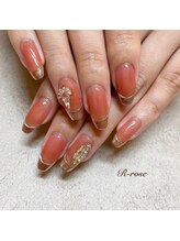 アールローズ(R-rose)/ミラーフレンチネイル