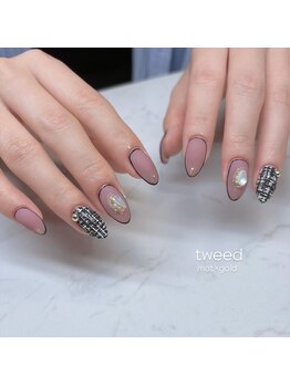 エンズネイル(O’s nail)/ツイードネイル