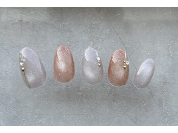 シエルネイルスタジオ 新宮店(Ciel nail studio)/定額★トレンドアート】No.3