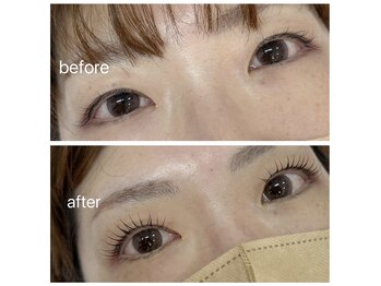 ソフィア わさだ店/まつ毛パーマでぱっちりお目元♪