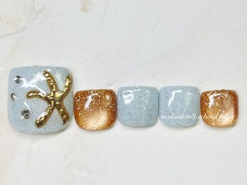 フェリーチェ(nail salon＆school felice)/フットネイル定額制11000円/瑞江