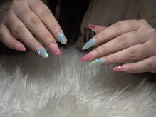 椿楽堂 新宿店/可愛いネイル／星／チーク
