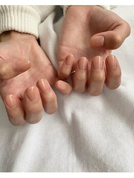 ユージューネイルルーム(UJU nail room)/ブライダルシンプルネイル