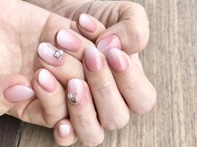 ネイルワン アイラッシュ エムアンド(nail One eyelash m&)/王道★ホワイトグラデ