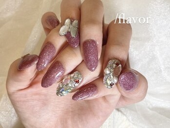 スラッシュフレーバー(/flavor)/埋め尽くし×蝶々パーツ