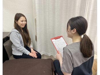 ハリルル 併設 GLケンタ鍼灸整骨院(HARILULU)/カウンセリング風景