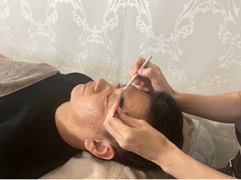 メンズラウンジ 豊田駅前店(MEN’S LOUNGE)の写真/【眉WAX&パーマ】ナチュラルに仕上げる次世代アイブロウ!!初めてのメンズ眉毛ならMEN’S LOUNGEにお任せ◎