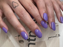紫ネイル