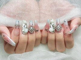 ワンホンネイル　グラデーション