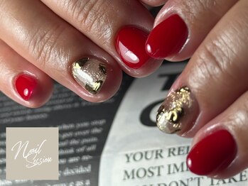 ネイルセッション(nail session)/ショートニュアンス