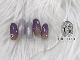 華やかパープルデザイン