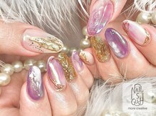 ネイルズガッシュ 川崎店(NAILsGUSH)/ニュアンス/ミラー/春ネイル