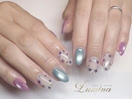 押し花ネイル