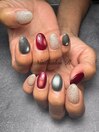 マグネット×フラッシュネイル