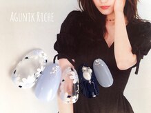 アグニークリッシェ(Agunik Riche)/【フラワーネイル】