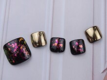 ネイルクロエ(NAIL KCLOE)/フット定額デザイン☆メタリック