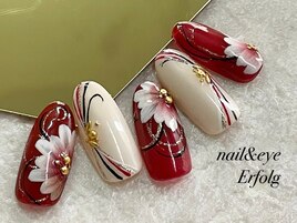 1月の新作デザイン！冬ネイル