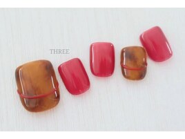 べっ甲フットネイル
