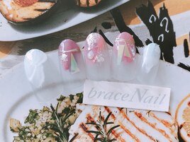 ピンク×オーロラホイル