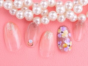 ネイルズガッシュ 蒲田東口店(NAILsGUSH)/*アンティークフラワー*