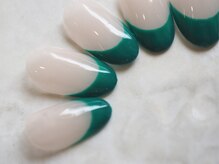 ヴィラファボリエ 白金台(Villa Favorie)/シンプルカラーフレンチネイル