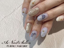 押し花ネイル